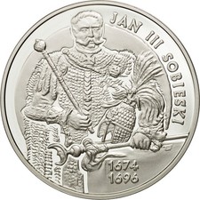 [#471606] Coin, Poland, 10 Zlotych, 2001, Warsaw, MS, Silver, KM:425