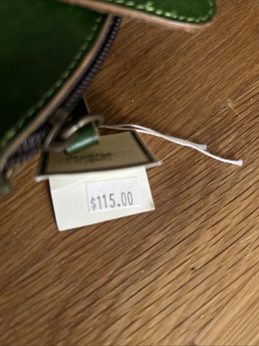 $115 Genuine leather turtle Handmade GREEN backpack Bought In Jamaica NWT - Picture 5 of 13