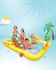 Intex 57158EP Fun'N Fruity Inflatable Kiddie Pool Play Center, 96 x 75 x 36