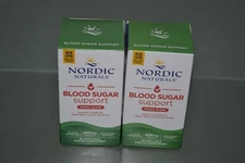 2 Nordic Naturals Omega Blood Sugar, Alpha-Lipoic Acid/Chromium, 60 Gels, 2/27