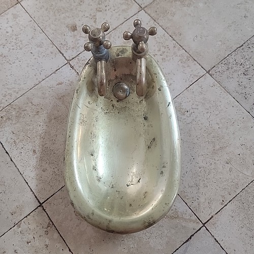 Vintage Messing Wanne Stil Seifenschale Badewanne Schwamm Halter 6,25 x 4 Zoll Wasserhähne - Bild 1 von 4