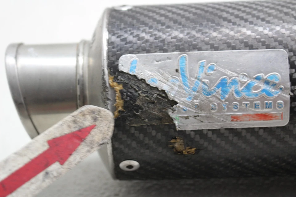 2013-2015 年本田 CBR500R LEO VINCE EXHAUST 管子消声器 SLIP ON CAN SILENCER — 第 3/4 张图片