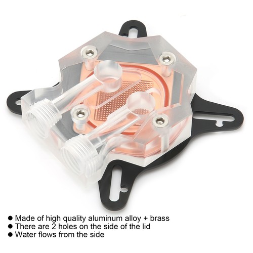 Water Cooling Base Full Range Universal Transparent Graphics Card Copper W AM - Afbeelding 5 van 22