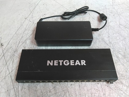 Netgear GS316EP 16 port Gigabit Ethernet Smart Managed PoE+ Switch w/ PSU