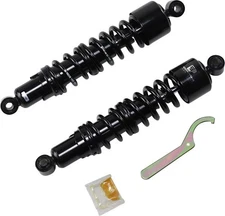 Progressive Suspension 412 Series 14in. Shocks - Black Motorcycle 412-4086B