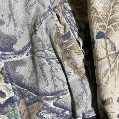 Cabelas Camo Jacket Youth Youth XL 18-20 Zip Hooded Bomber Coat Advantage Hunt - Picture 12 of 16