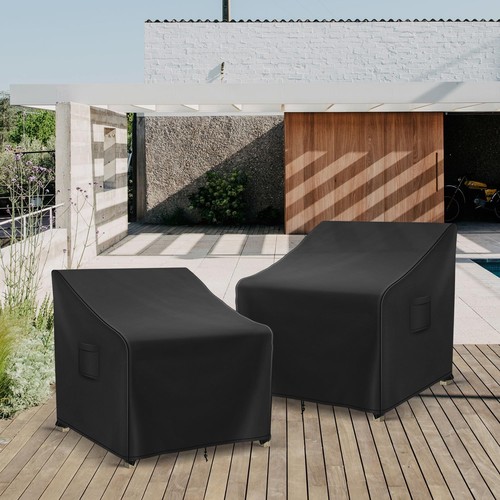 Outdoor Swivel Chair Covers Waterproof, Outdoor Rocking Chair Covers 2 Pack, ... - Picture 6 of 7
