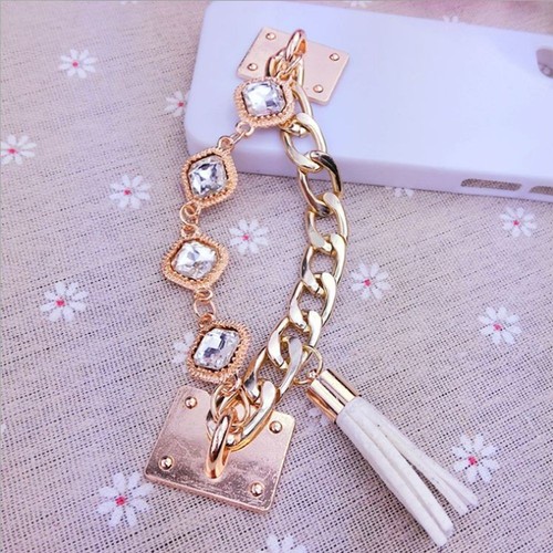 Straps Phone Case Decoration Phone Pendant Anti Lost Wrist Chain Mobile Lanyard - Photo 6 sur 16