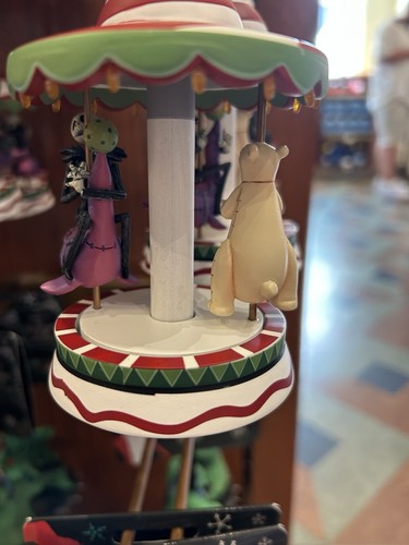 Disney Parks 2025 Nightmare Before Christmas Jack Skellington Carousel Ornament - Picture 4 of 4