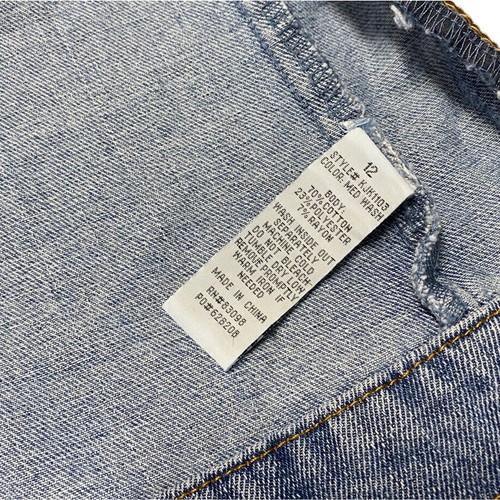 Ci Sono Kids Girls Medium Wash Denim Blue Jean Jacket Size 12 Style Kjk1103 - Picture 9 of 11