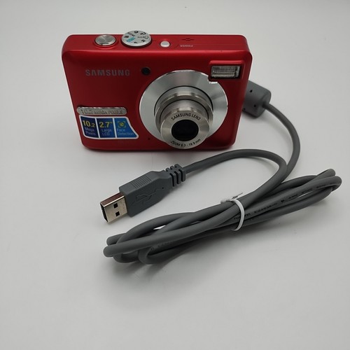 Samsung BL103 10.2MP Zoom 6.3-18.9 Red Digital Camera Compact Wrist Strap Works - Picture 9 of 9