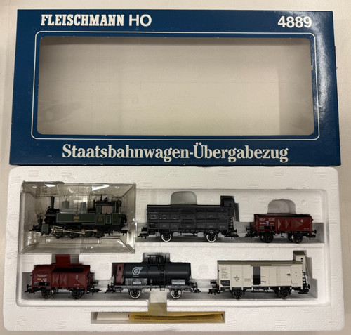 Fleischmann H0 44889 Zug-Set Staatsbahnwagen-Übergabezug Neu/OVP | Zustand: Neu