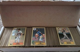 1987 Topps Baseball Complete Set 1987 Sportflics Complete Set 86&87 MLB Leaders