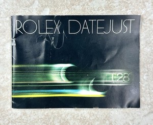 Authentic Vintage Rolex Datejust Booklet Manual 16078-16253-16014