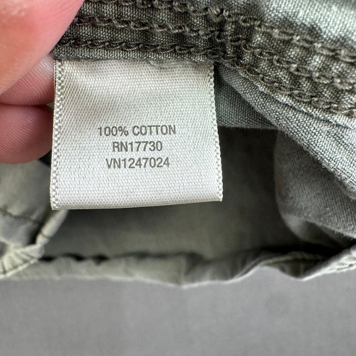 Converse One Star Shirt Mens Size M Olive Green Long Sleeve Button-Up Casual Top - Picture 6 of 17