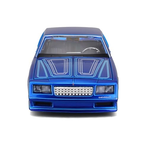マイスト LOWRIDERS 1/24 '86 モンテカルロ SS - BLUE 1/24 Maisto 1986 Chevrolet Monte Carlo Lowrider (Candy Blue