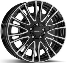 4x Alufelgen DEZENT KE dark Black/polished 6,5x16 ET55 LK5 130 16 Zoll Felgen Al