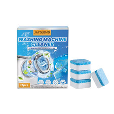 12/24/36Pc Washing Machine Cleaning Tablets Descaler Deep Cleaning Effervescent