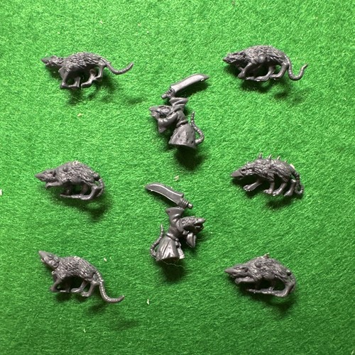 Warhammer Skaven Ratmen Plástico Rata Enjambre Ratas Paquete Lote Juegos Taller GW 🟢 - Imagen 1 de 10