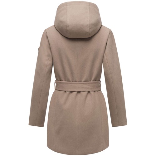 Marikoo Women's Transition Coat Jacket with Hood & Tie Belt Knee Length N047 NEW  - Picture 50 of 114