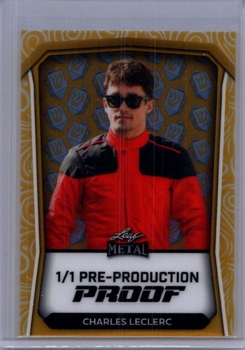 Charles Leclerc 2024 Foglia 1/1 Prova di Pre Produzione