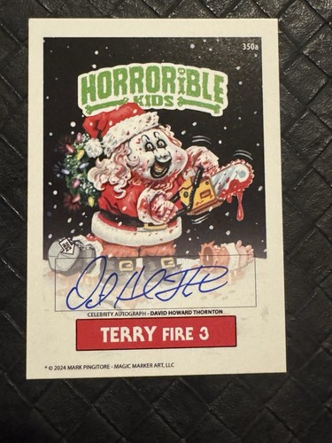 Terrificatore per bambini orribile David Howard Thornton Auto Art Il Clown Terry Fire 3 - Foto 1 di 2