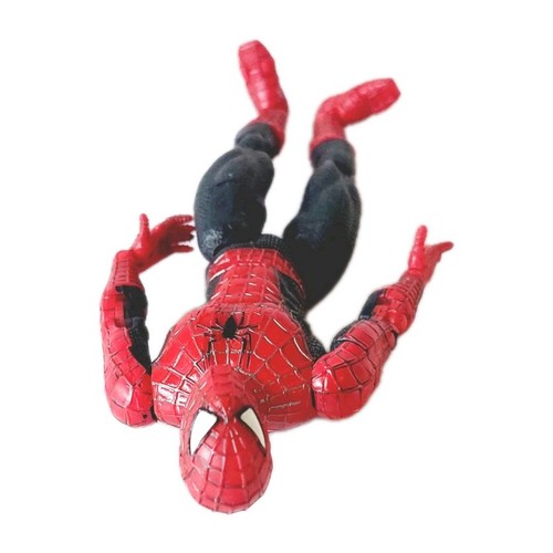 2003 Toybiz Marvel SPIDER-MAN 2 Spider-Man Poseable 6in Action Figure - Picture 3 of 7