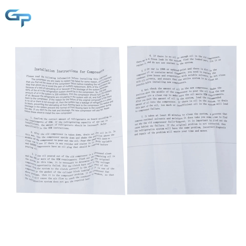 Compresor de aire acondicionado 4,6 L V8 CO 2486AC para Mercury Grand Marquis 2003-2004 2005 Foto 2 de 4