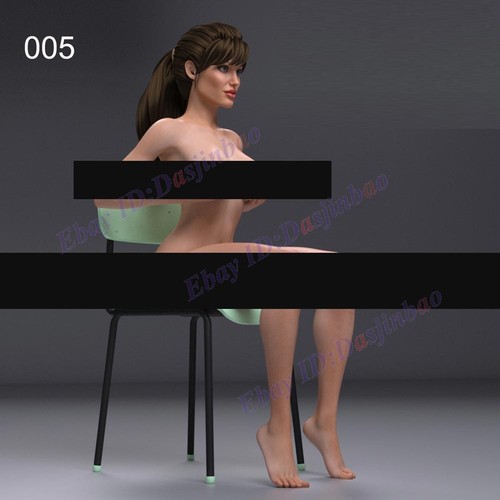 Lara Croft 1/8 1/6 1/4 3D Druck Modellbausatz unbemalt ungebaut 5 Versionen NSFW - Bild 11 von 15