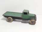 Dinky 25c Flat Truck Green - Pre War Vintage Type 2 Original 25 Series Meccano