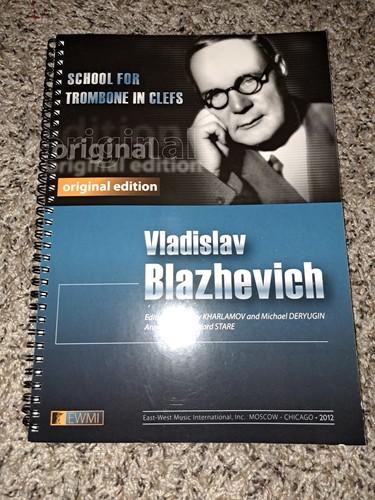 Notenschlüsselstudien für Posaune von Vladislav Blazhevich