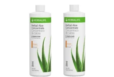 2X Herbal Aloe Concentrate – Mandarin | 16 fl. oz. Pint-From USA