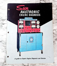 Original Sun 1020 Tester Scope Machine Rastronic Engine Diagnosis Instructions Original Sun 1020 Tester Scope Machine Rastronic Engine Diagnosis Instructions