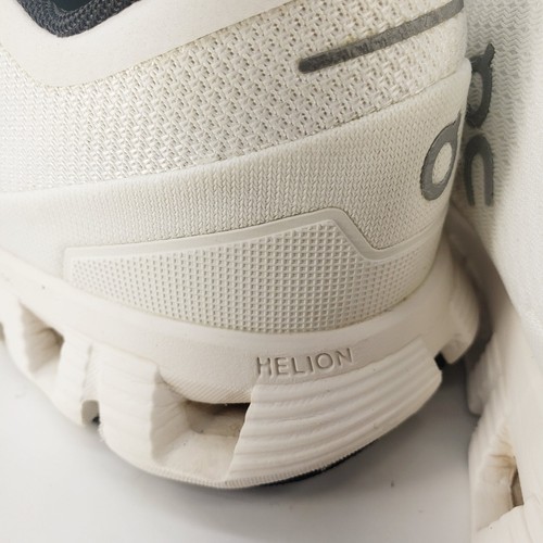 On Cloud Helion Cloudtec White Gray Running Sneakers Shoes Women Size 10 - Picture 6 of 19