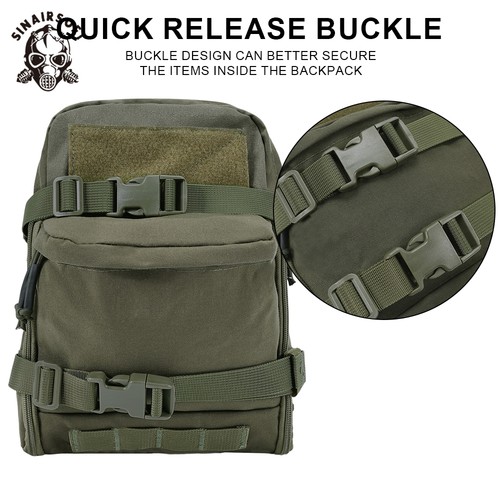 Tactical Military Hydration Pack Water Bladder Carrier Backpack Vest Molle Pouch - Picture 11 of 15