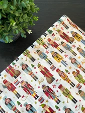TRADITIONAL NUTCRACKER Design Tissue Paper Sheets Choose Size & Package Amount