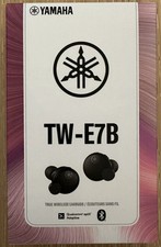 Yamaha TW-E7B True Wireless Active Noise Canceling Earbuds, Black