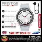 Samsung Galaxy Watch6 Classic SM-R965 47mm LTE Smart Watch SREBRNY Klasa A + CHARGR