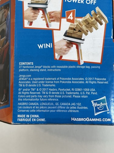 Jenga Pass Challenge Updated Classic Family Fun Block Stacking Board Game Hasbro - Picture 8 of 11