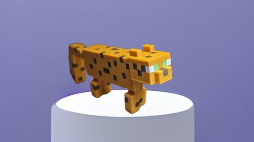 Articulated Wolf, Fox, Ocelot, Rabbit, Armadillo, Llama, Flexi Toy, 3D Printed - Picture 28 of 63