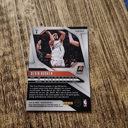 2024-25 Panini Prizm Devin Booker #8 Chinese New Year Dragon Prizm /88 - Picture 2 of 2