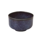 Yamakiikai Kanejin Small Matcha Bowl Navy Blue Kiln-Changed Y3078Japan