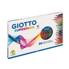 GIOTTO Supermina Astuccio da 36 Matite a Pastello Colorate 3.8mm