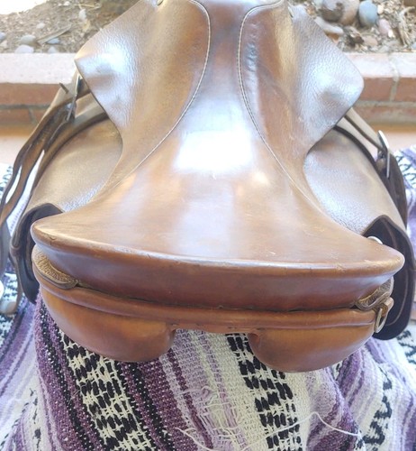Passier & Sohn 17" PS Baum All Sport Leather English Riding Saddle & Stirrups - Picture 3 of 24