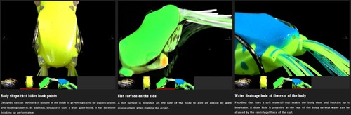 Jackall Kaera Frog Soft 55 mm 12.5 grams Floating Lure PB Frog Bone (7724) - Picture 5 of 6