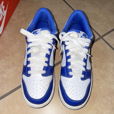 Nike Dunk Low GS Racer Blue/White Leather Low-Top Sneaker 7Y DV7067-400