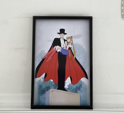 Sailor Moon Tuxedo Mask Anime Art Poster