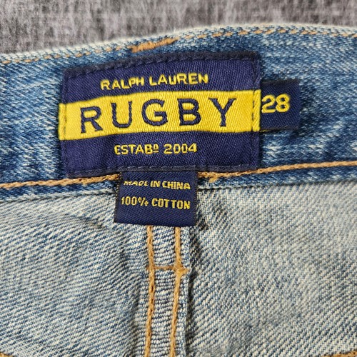 Ralph Lauren Rugby Jeans Damen 12 / 28 Bootcut Blumen Nieten Strass Y2K - Bild 3 von 24