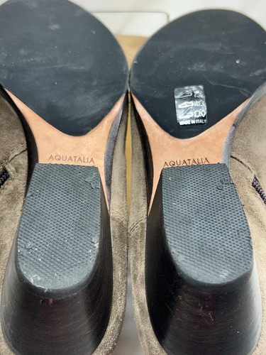 Aquatalia hellbraun/taupe/beige Wildleder Leder Stiefel Größe 8,5 Italien "Farin" - Bild 7 von 13