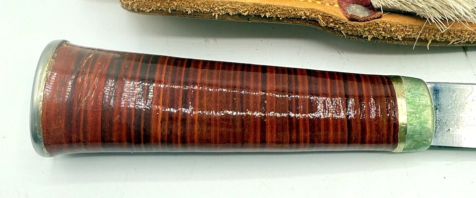 Puukko Finland Finnish SIGNED Straight Blade Knife w/ Sheath REINDEER *RARE* - Image 3 of 4